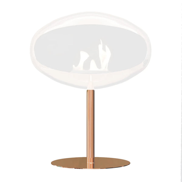 Polished Copper Cocoon Pedestal Base