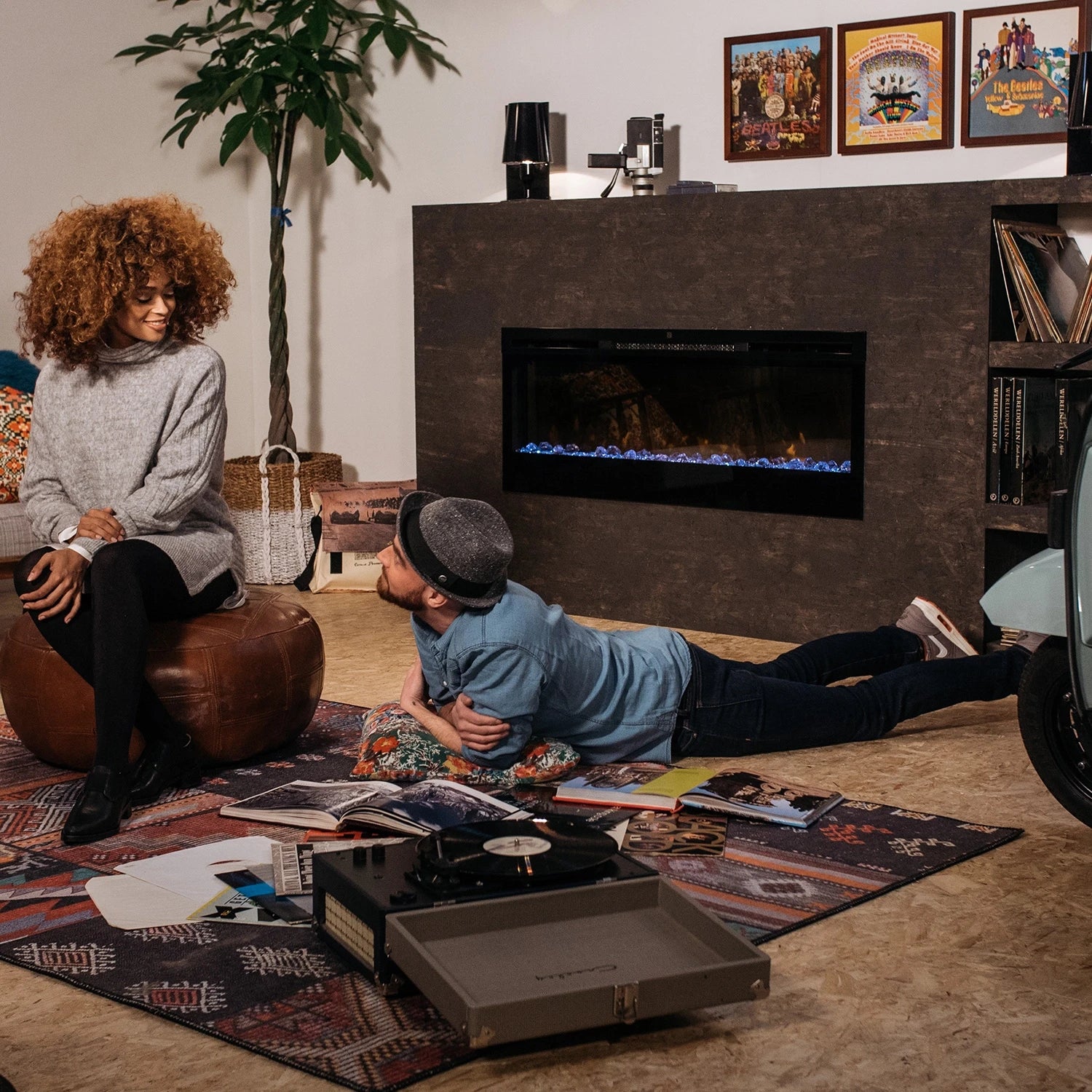 Prisma 50" – Optiflame električni kamin
