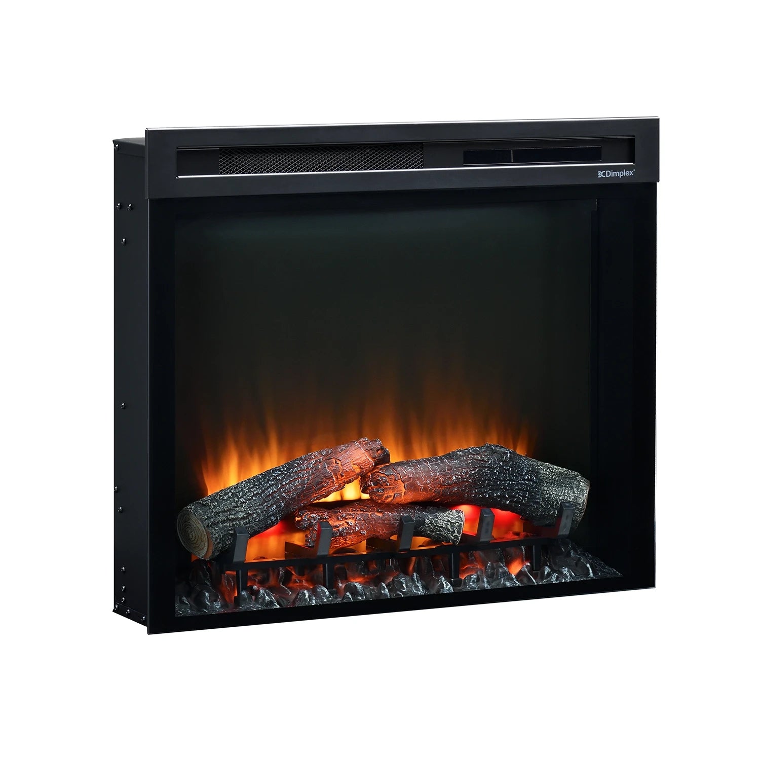 XHDFirebox vgradni električni kamin - črn