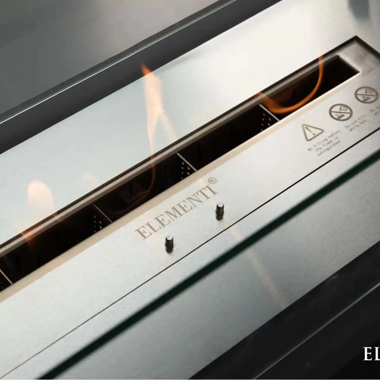 Rotterdam Bioethanol Fireplace – Space Grey