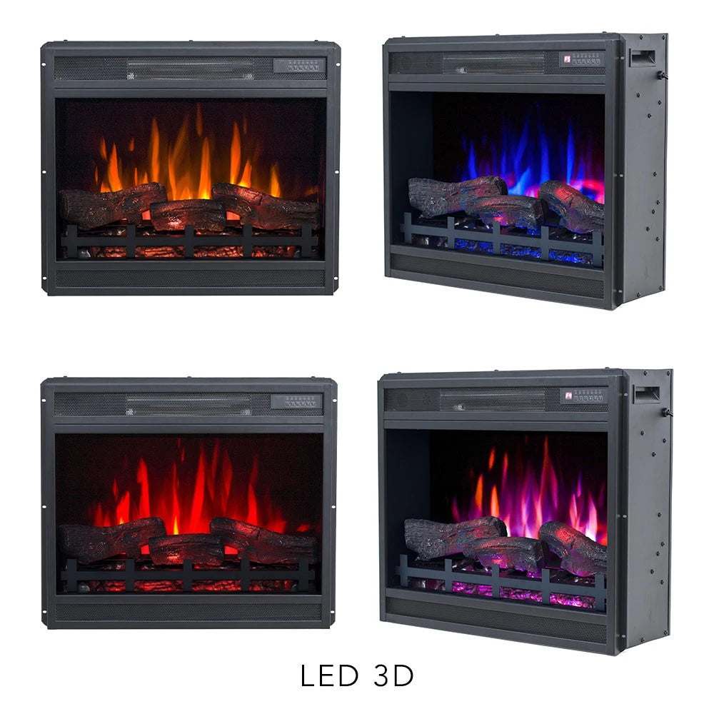 Lex Electric Fireplace - White