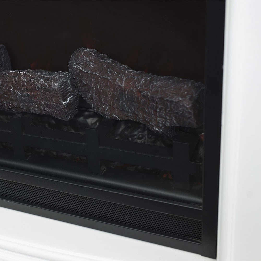 Lex Electric Fireplace - White