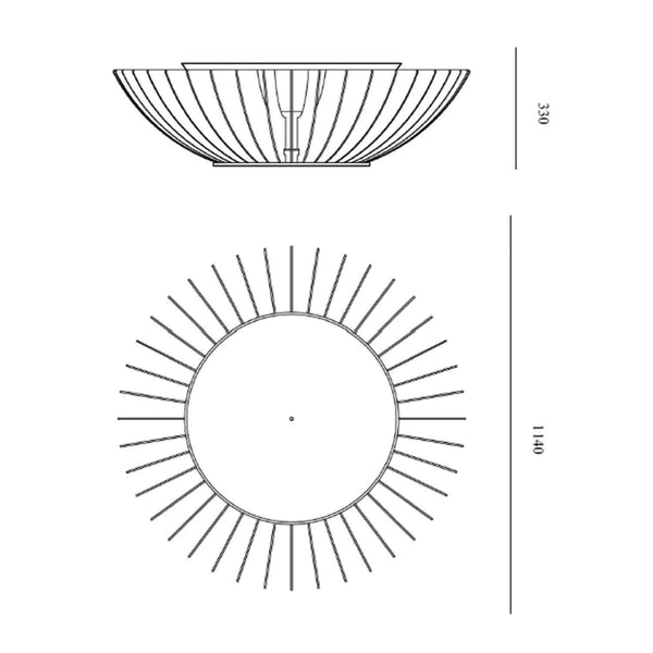 Cosmo Fire Pit - Black Metallic