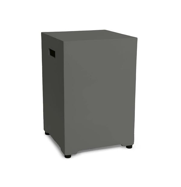 Ohišje kvadratno Smokey Anthracite – pokrov za plinsko jeklenko