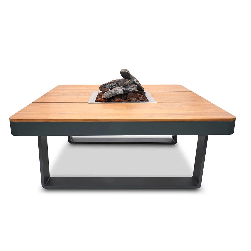 Horizon 95 Smokey Anthracite – kvadratna plinska mizica za ogenj