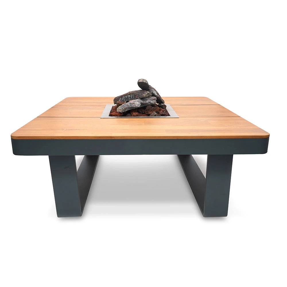 Horizon 95 Smokey Anthracite – kvadratna plinska mizica za ogenj