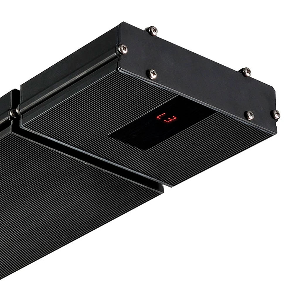 Heatstrip Design 3200 (black) with remote control