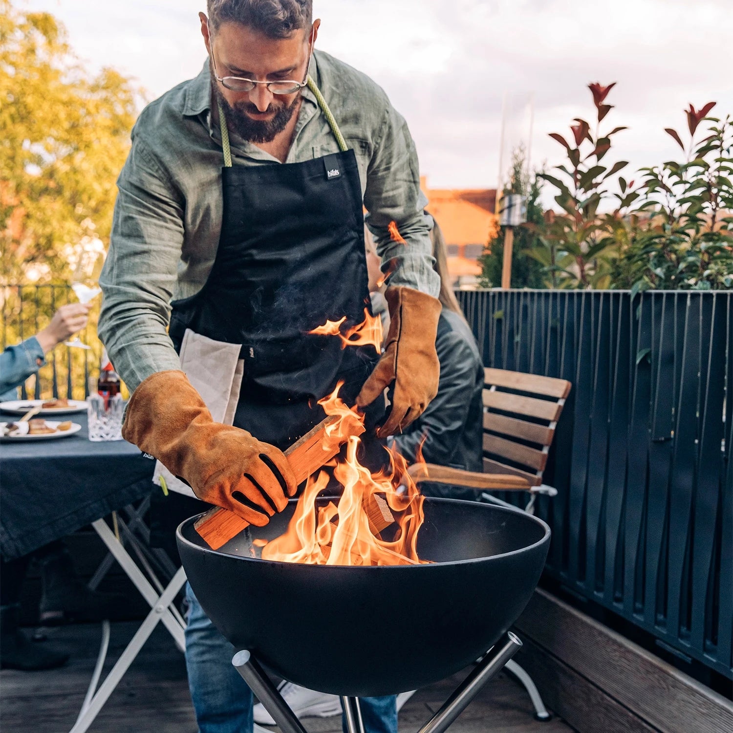 Höfats Fire Gloves Leahter - Temperature resistent gloves