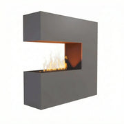 Schiller Grey - OMC 600 | Freestanding Water Vapour Fireplace