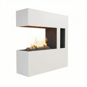 Schiller Pocket White - OMC 600 | Freestanding Water Vapour Fireplace