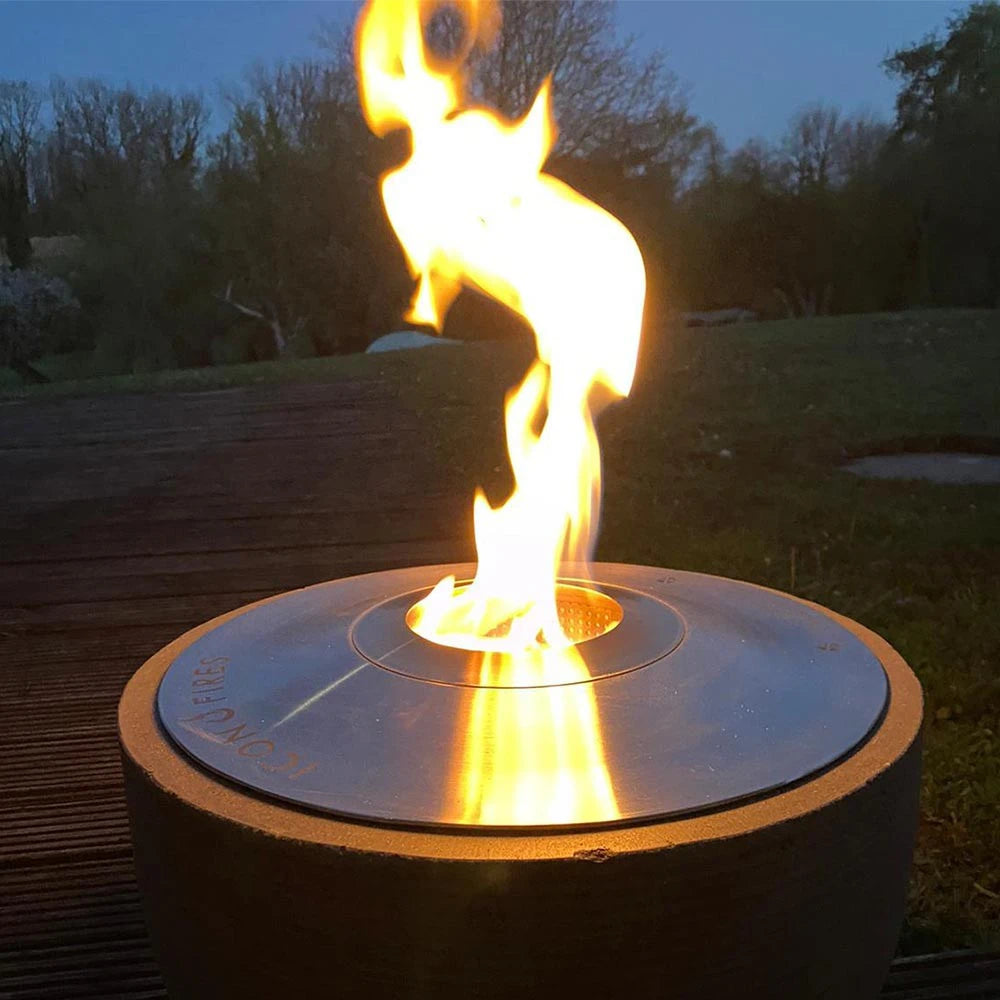 Icon Fires Round Bioethanol Burner