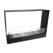 Built-in Bio Fireplace in Black - 60 cm