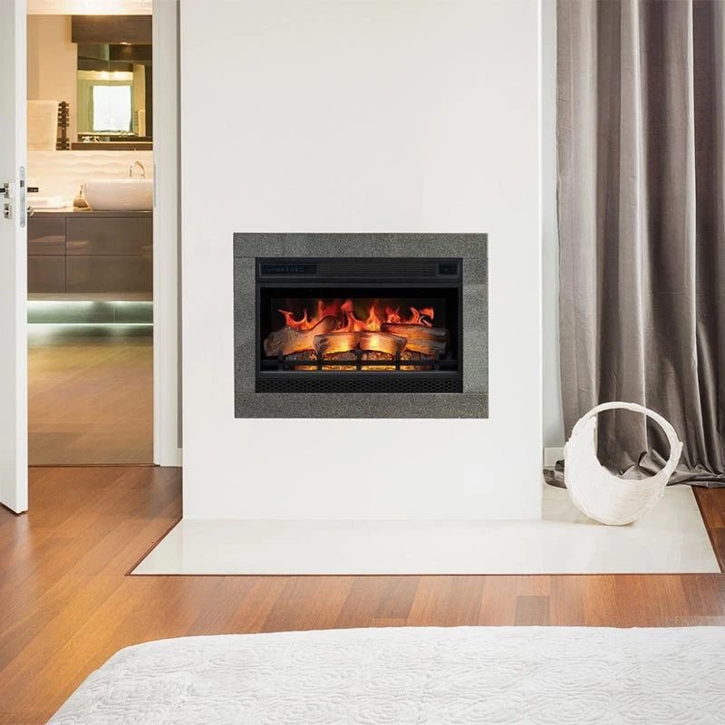 LED 3D vgradni električni kamin - 87 cm