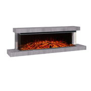 Lumen 1600 Wall-Mounted Electric Fireplace – Stone