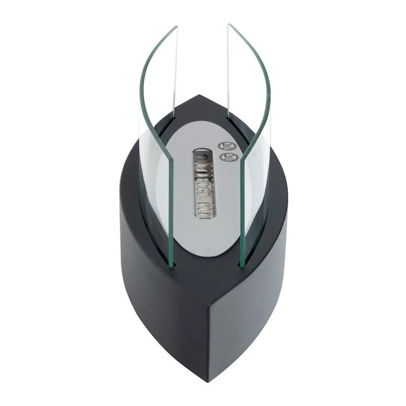 Oval Shaped Table Bio Fireplace