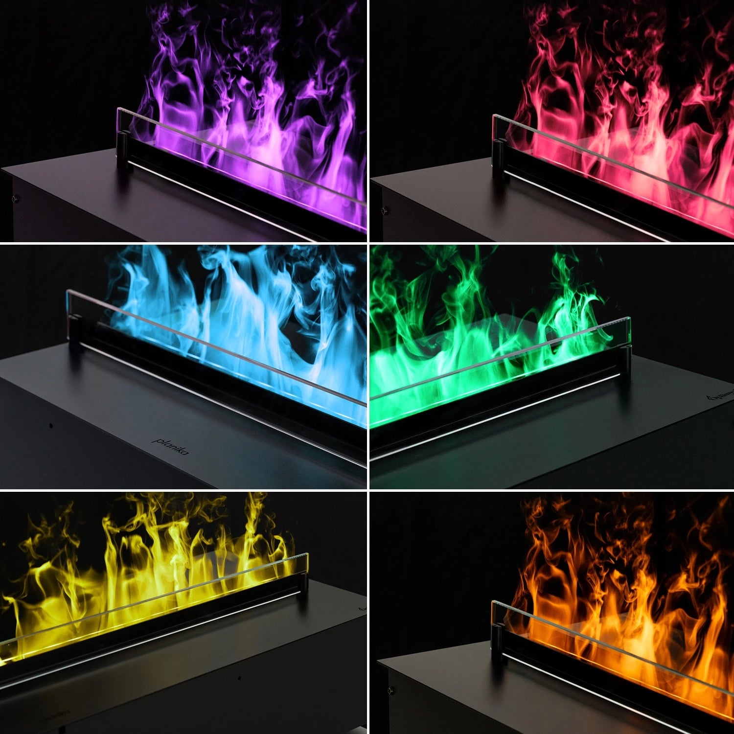 Planika Fires Cool Flame 500 Three-sided fire