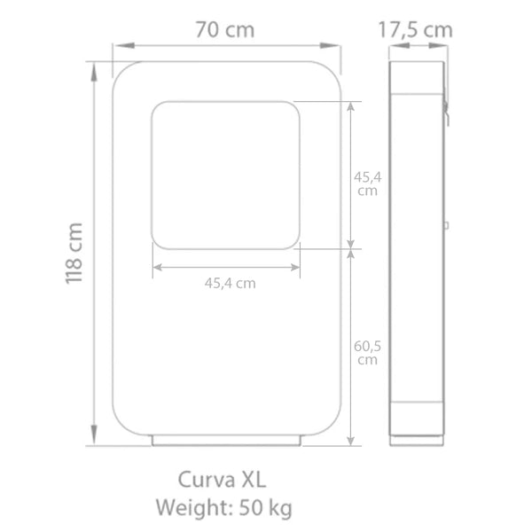 Safretti Curva XL - črna