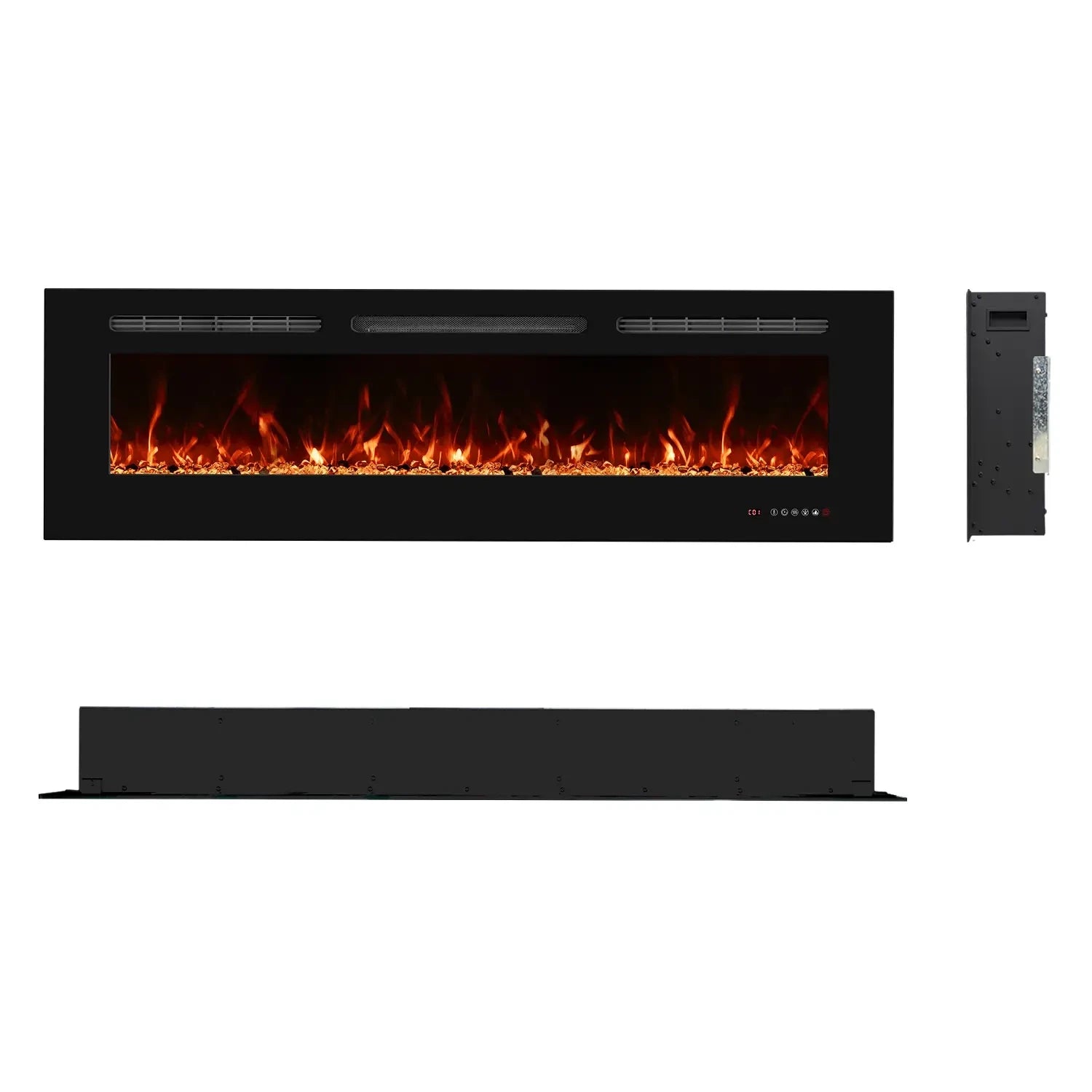 Titanite vgradni električni kamin - 152 cm