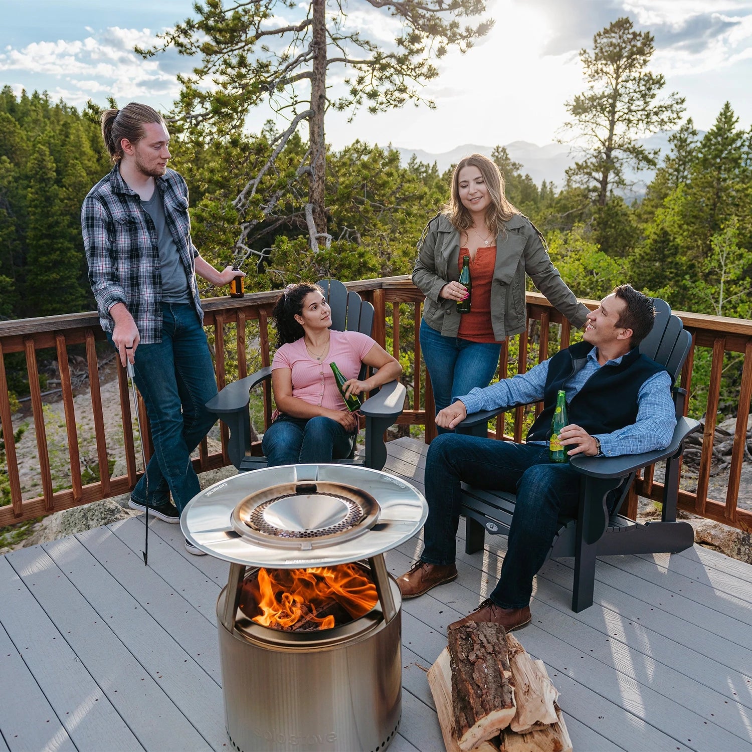 Bonfire Heat Deflector - Stainless Steel