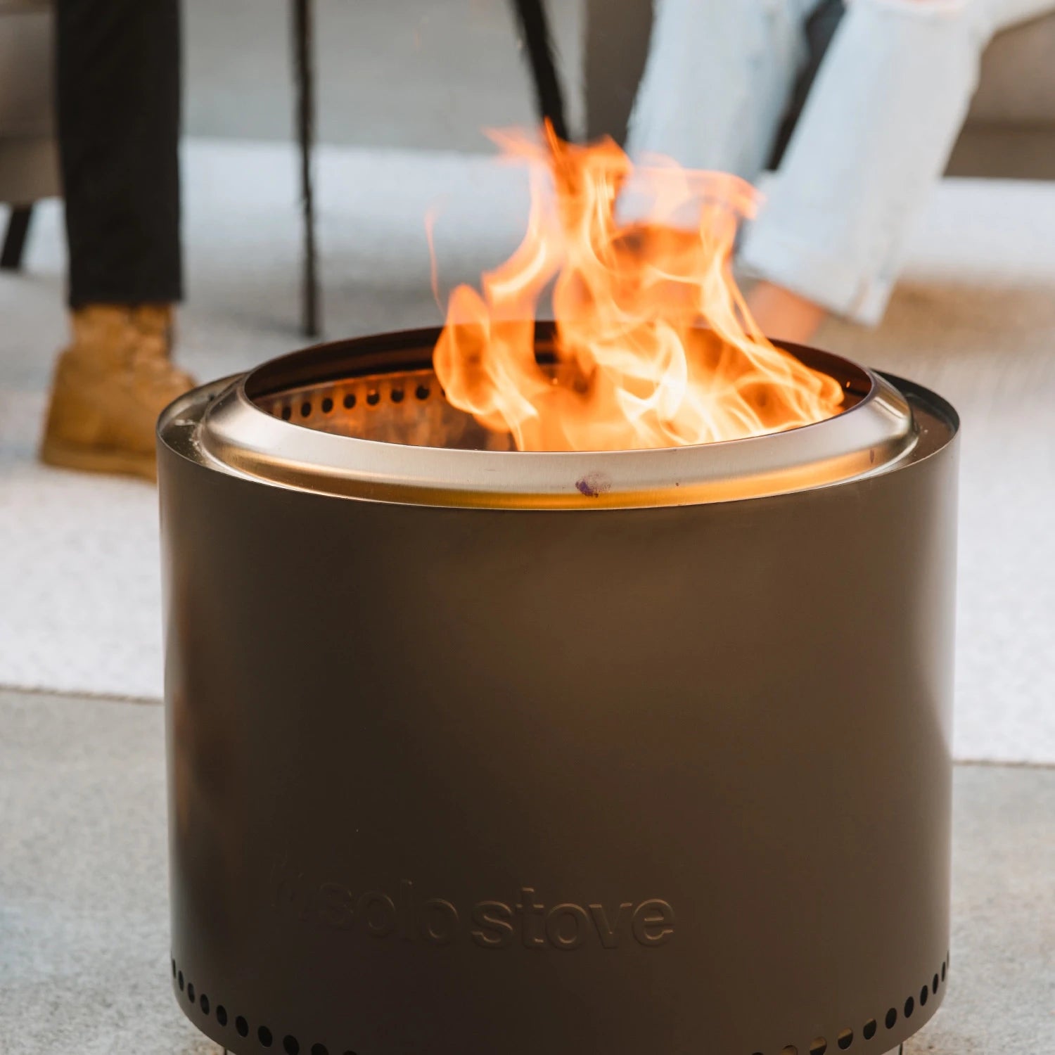 Bonfire + Stand 2.0 Smokeless Firepit - Ash