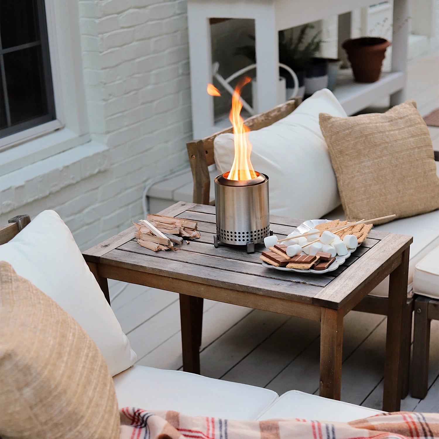 Mesa - Stainless Steel - Tabletop Fire Pit