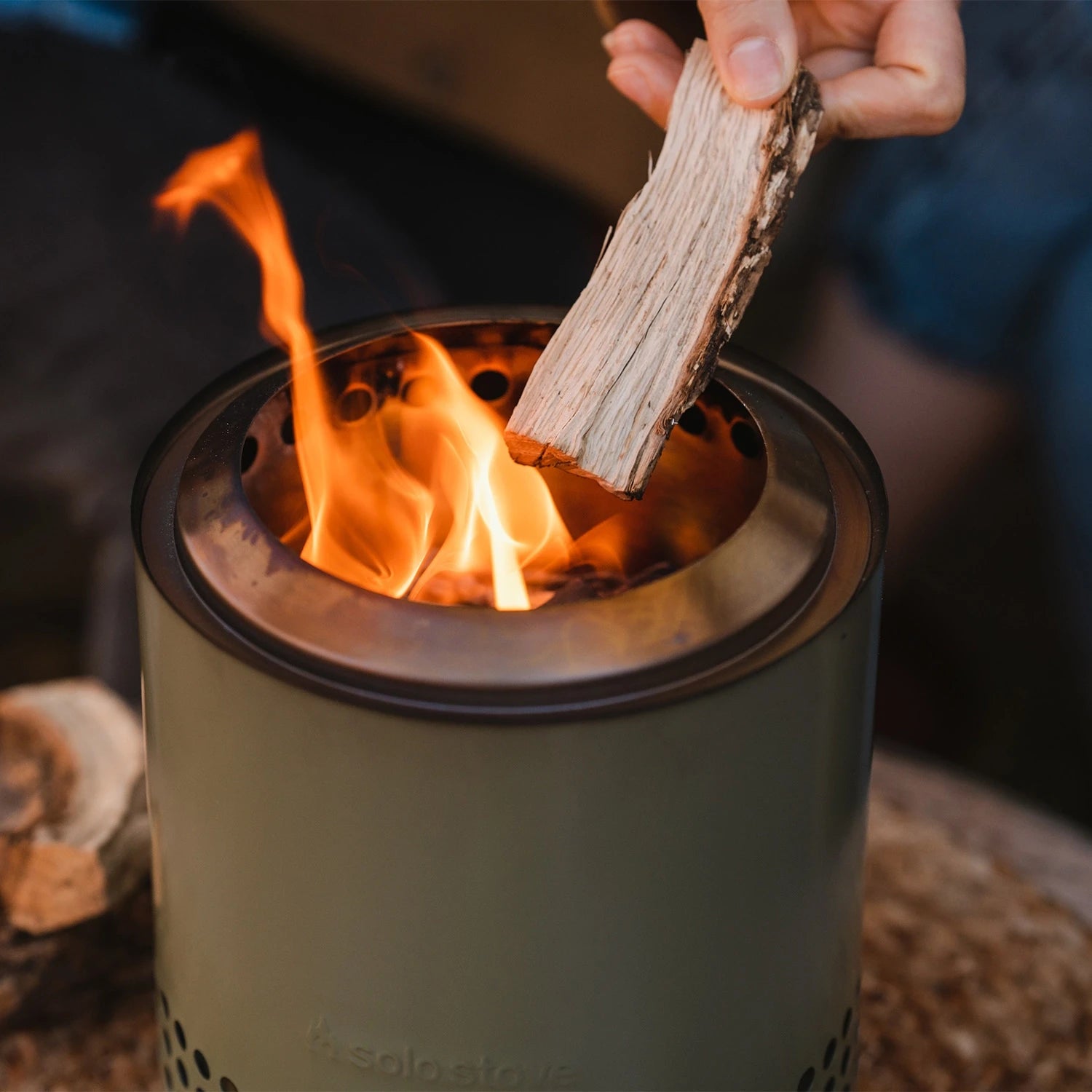 Mesa XL Deep Olive - Tabletop Fire Pit