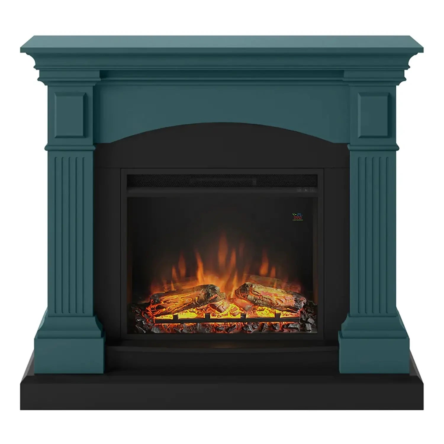 Magna Electric Fireplace - Turquoise