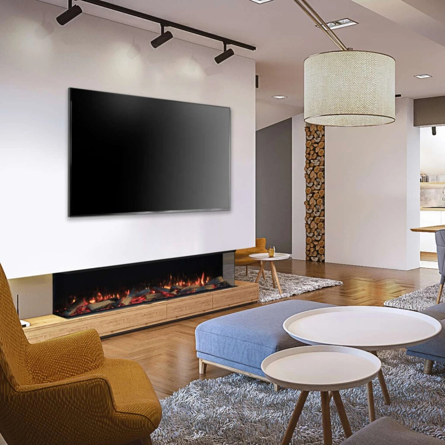 180E Solus - Electric Fireplace for Built-in Trimline Fires