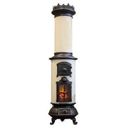 Classic Electric Fireplace – White