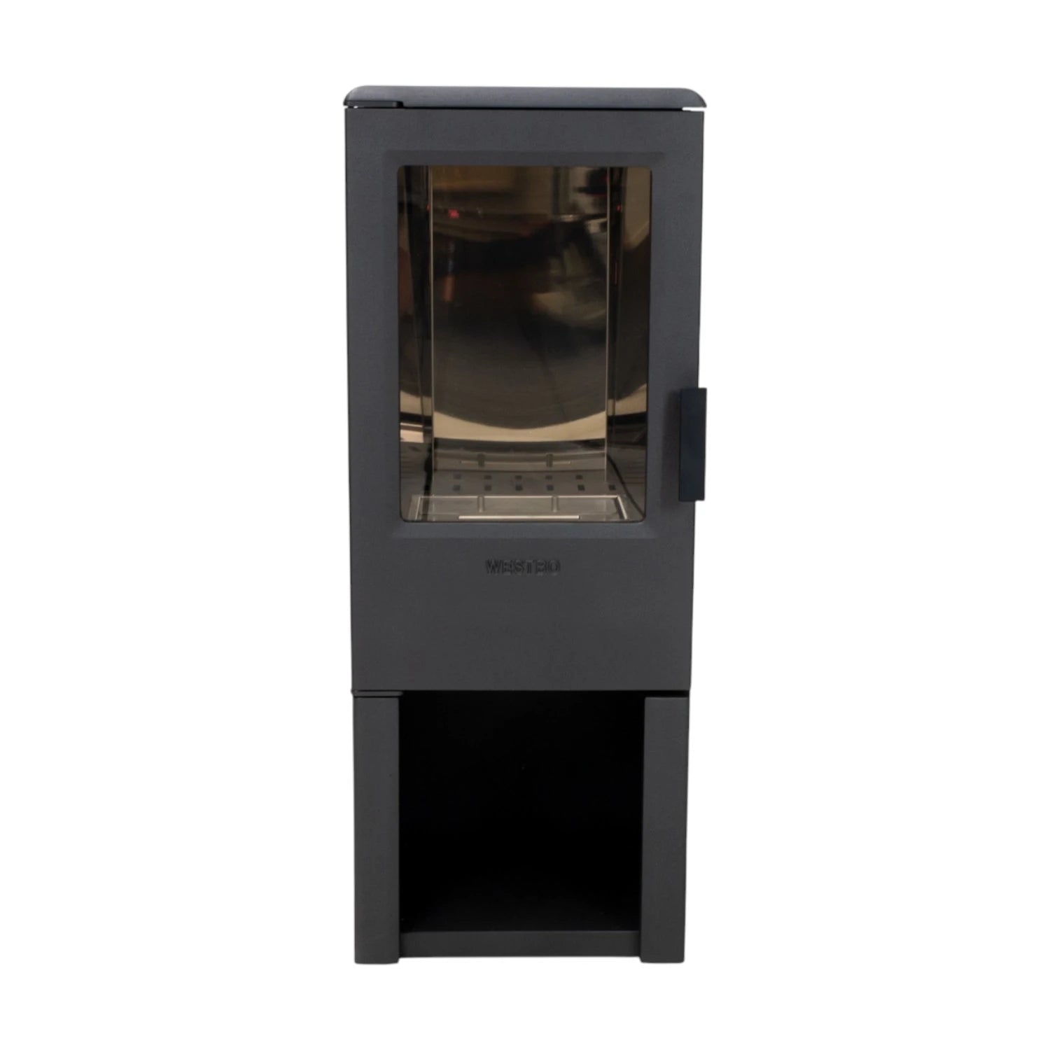 Nobel 90 - Black ethanol fireplace in Cast Iron